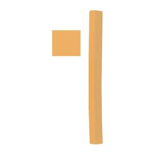 Richeson Semi-Hard Square Pastel - 107 Earth