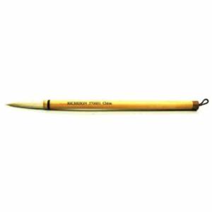 Richeson White Horse Hair Bamboo Brush #3