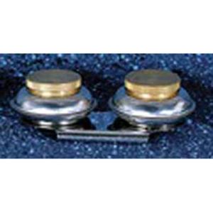 Large Double Palette Cups With Brass Cover