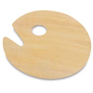 Oval Wooden Palette 9" x 12"