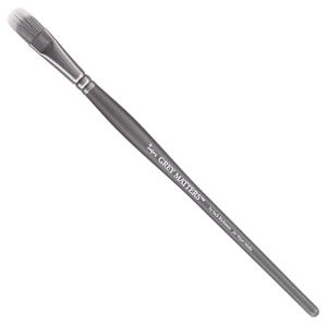 Richeson Grey Matters Brush for Watercolor - 1/2" Filbert Rake
