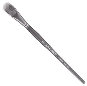 Richeson Grey Matters Brush for Watercolor - 3/4" Filbert Rake