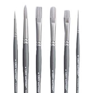 Richeson Grey Matters Brushes for Acrylic - (Set of 6)