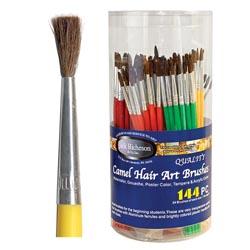 Richeson Canister of Camel Hair Brushes -144 ct