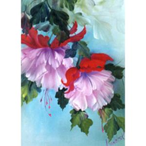 Bob Ross How-To Painting Packet Florals - Fuchsias