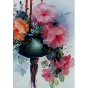 Bob Ross How-To Painting Packet Florals - Pot O Pink Poppies