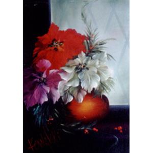 Bob Ross How-To Painting Packet Florals - Poinsettias