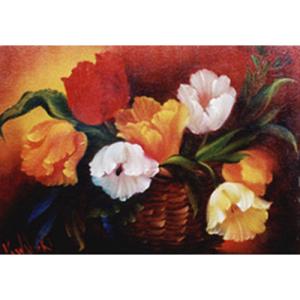 Bob Ross How-To Painting Packet Florals - Basket Of Tulips