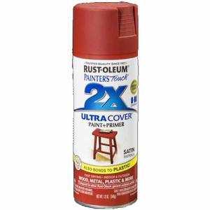 2x Ultra Cover 12oz Satin Spray- Paprika
