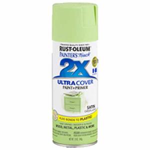 2x Ultra Cover 12oz Satin Spray- Green Apple