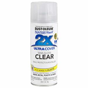 2x Ultra Cover 12oz Semi-Gloss Spray- Clear