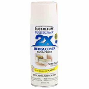 2x Ultra Cover 12oz Semi-Gloss Spray- Ivory Bisque