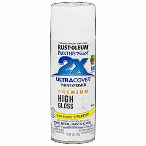 2x Ultra Cover 12oz High Gloss Spray- White