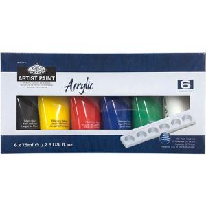 Royal Langnickel Essentials Acrylic Paints 2.5oz/75ml - (6 Pack)