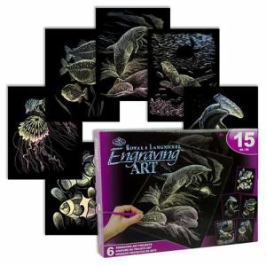 Engraving Art 6 Project Set- Holographic