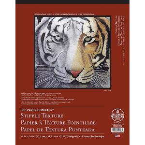 Bee Paper Stipple Texture Drawing Pad 11" x 14" - (25 Sheets, 132lb)