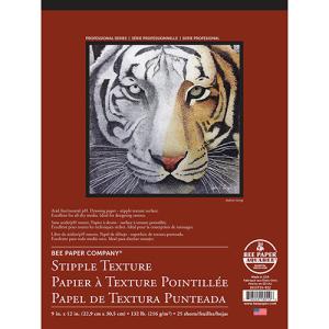 Bee Paper Stipple Texture Drawing Pad 9" x 12" - (25 Sheets, 132lb)
