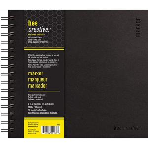 Bee Creative Marker Art Journal 8" x 8" - (50 Sheets, 110lb)