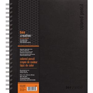 Bee Creative Colored Pencil Art Journal 8.5" x 11" - (50 Sheets, 90lb)