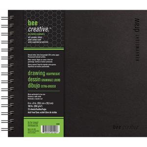 Bee Creative Heavyweight Draw Art Journal 8" x 8" - (35 Sheets, 160lb)