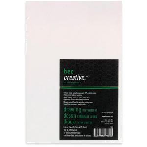 Bee Creative Heavyweight Draw Art Paper 6" x 9" - (15 Sheets, 160lb)