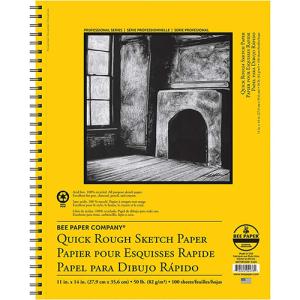 Bee Paper Quick Rough Sketch Pad 11" x 14" - (100 Sheets, 50lb)