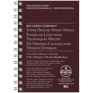 Bee Paper Super Deluxe Mixed Media Journal 4" x 6" - (60 Sheets, 93lb)