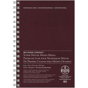 Bee Paper Super Deluxe Mixed Media Journal 6" x 9" - (60 Sheets, 93lb)