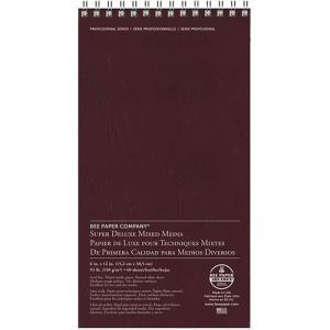 Bee Paper Super Deluxe Mixed Media Journal 6" x 12" - (60 Sheets, 93lb)