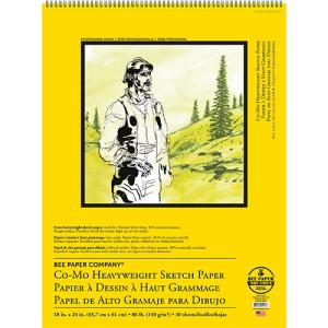 Bee Paper Co-Mo Heavyweight Sketch Paper Pad 18" x 24" - (30 Sheets, 86lb)