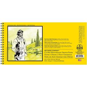 Bee Paper Co-Mo Heavyweight Sketch Paper Pad 6" x 12" - (30 Sheets, 86lb)