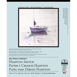 Bee Paper Hampton Sketch Pad 14" x 17" - (50 Sheets, 60lb)