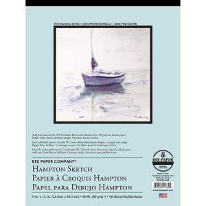 Bee Paper Hampton Sketch Pad 9" x 12" - (50 Sheets, 60lb)