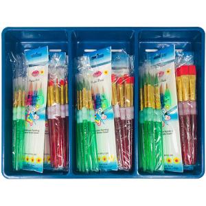 Royal Langnickel Big Kids Choice Brush Tray Classpack  (72 Pack) Rounds, Flats, & Aqua-Flos