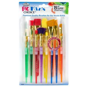 Royal Langnickel Big Kids Choice Lil Grippers Brush Set - (15 Pieces)