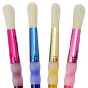 Royal Langnickel Big Kids Choice Lil Grippers Brush Set - (4 Pieces) Chubby Round
