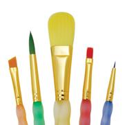 Royal Langnickel Big Kids Choice Lil Grippers Brush Set [- (5 Pieces) Filbert Variety