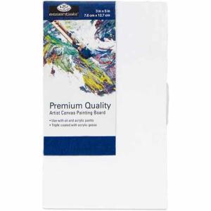 Royal Langnickel Essentials Premium Canvas Board- 3"x5"
