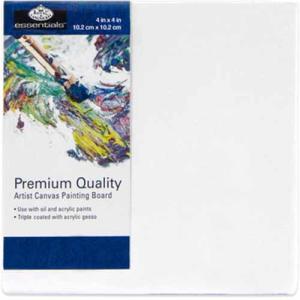 Royal Langnickel Essentials Premium Canvas Board- 4"x4"
