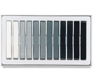 Royal & Langnickel Artist Greytone Soft Pastels- 12pc