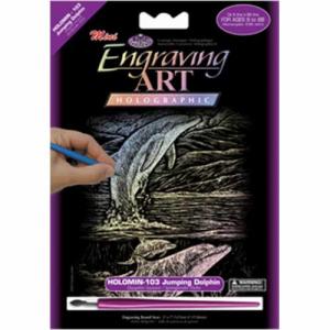 Holographic Mini Engraving Art Kit- Jumping Dolphins