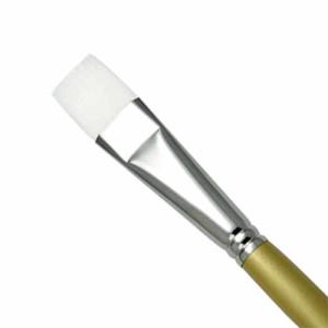 Royal Langnickel Snowhite Taklon Brush - Short Handle, Bright #0