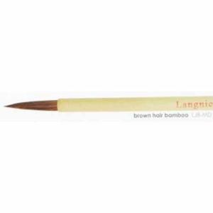 Brown Hair Bamboo Brush - Large