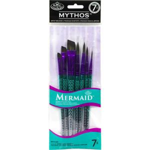 Royal Langnickel Mythos Mermaid Brush Set - (7 Pack) Assortment #3