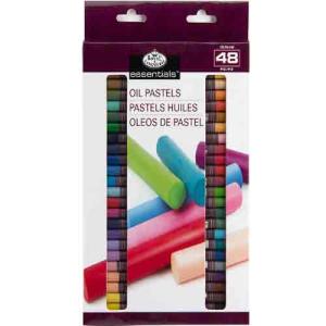 Essentials Oil Pastels Assorted Colors- 48pc OILPA-548