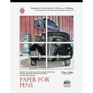 Pentalic Paper for Pens 11" x 14" - (40 Sheets, 110lb)