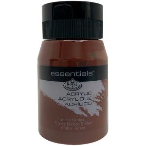 Royal Langnickel Essentials Acrylic Paint - (16.9oz/500ml) Burnt Umber