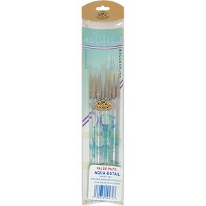 Royal Langnickel Aqualon Brush Set - (10 Pack) Detail