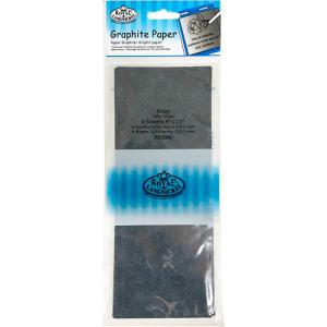 Royal & Langnickel Graphite Paper 9" x 13"  (4 Sheets) Gray