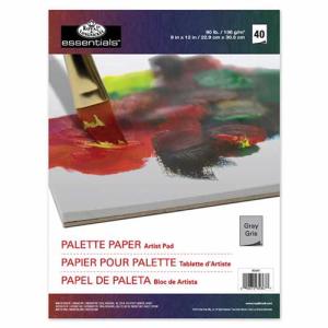 Royal Langnickel Grey Disposible Palette Paper Pad- 9x12 (40shts)  RD347